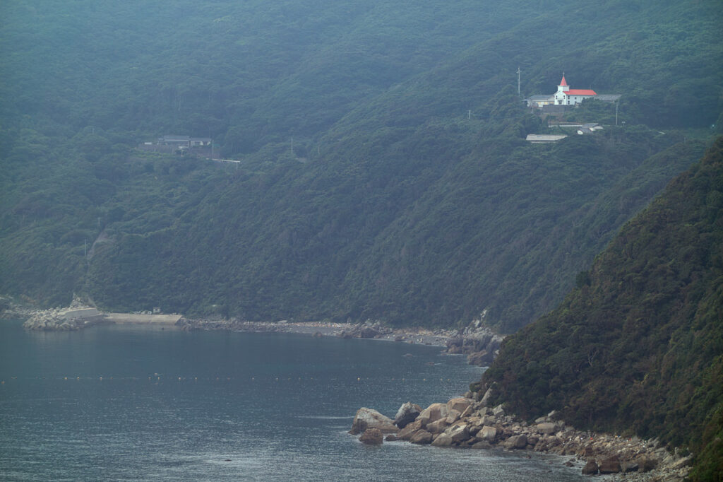 Akabae Church in Naka dori island,Nagasaki,Japan