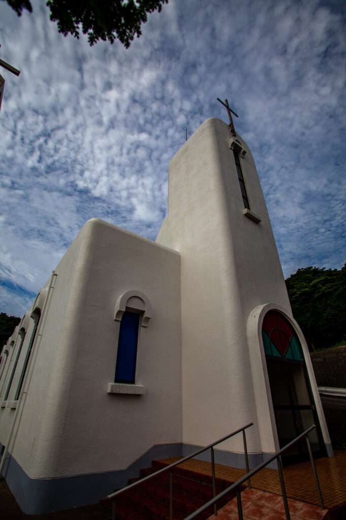 Komeyama Church in Naka dori island,Nagasaki,Japan