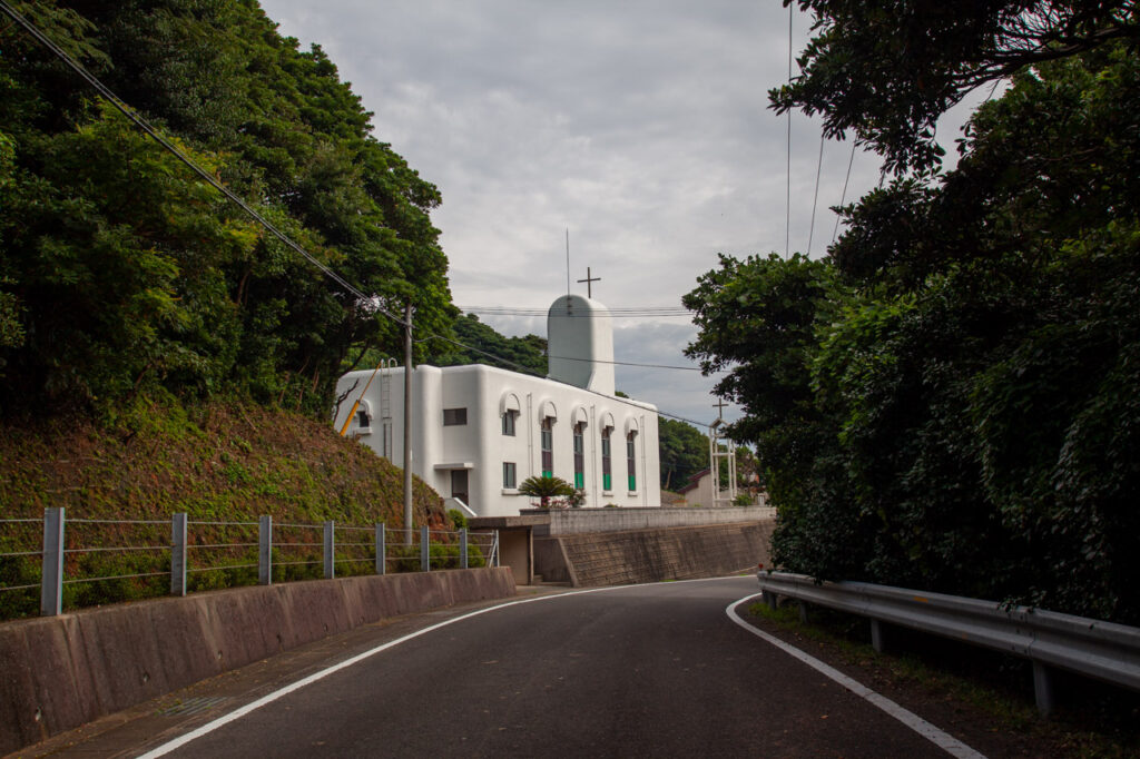 Komeyama Church in Naka dori island,Nagasaki,Japan