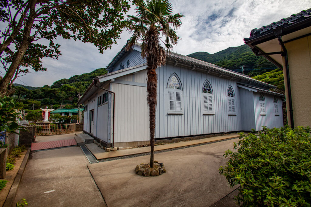 Ebukuro Church in Naka dori island,Nagasaki,Japan