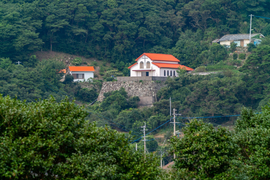 Kosera Church in Naka dori island,Nagasaki,Japan