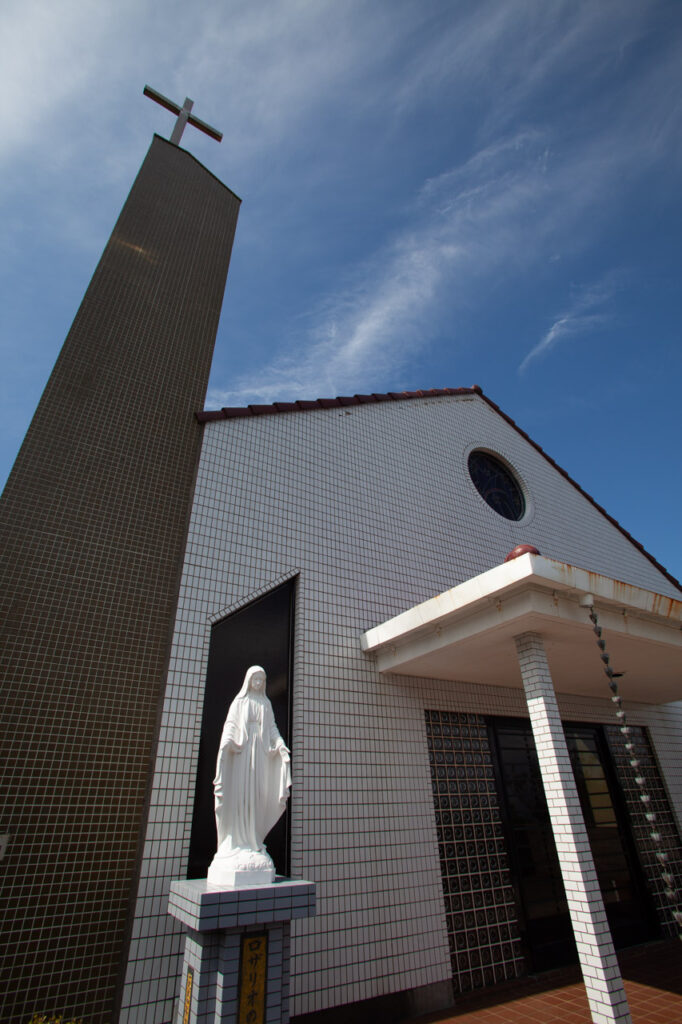 Omizu Church in Naka dori island,Nagasaki,Japan