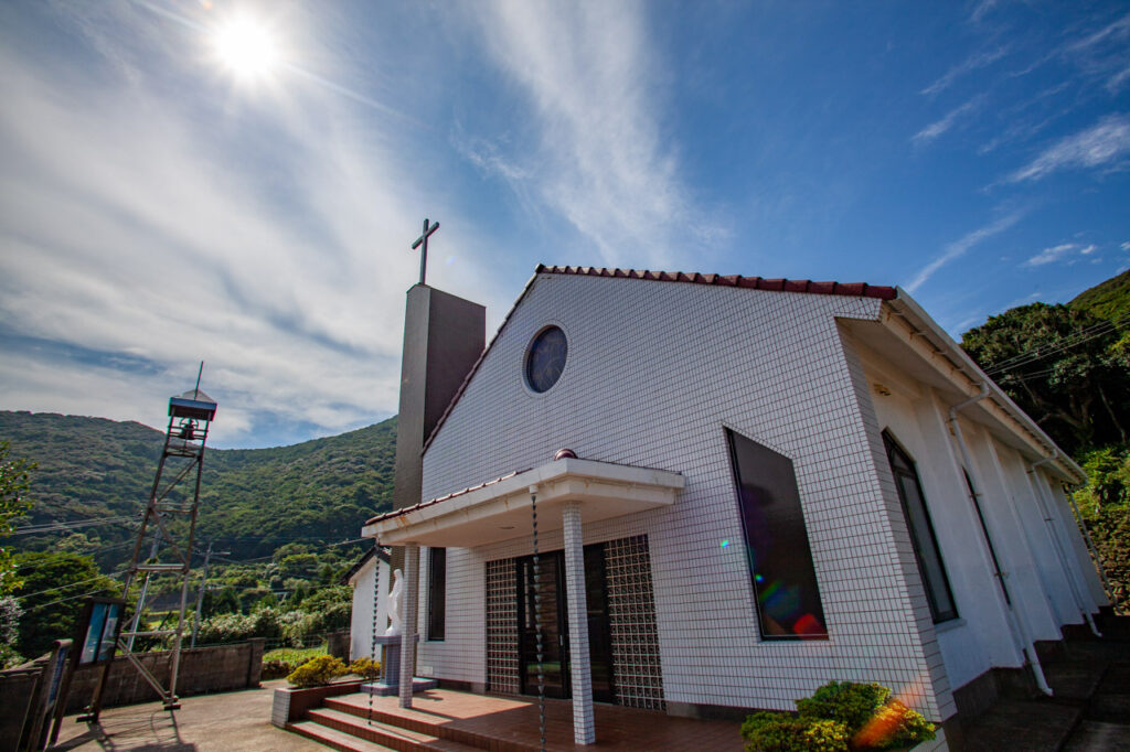 Omizu Church in Naka dori island,Nagasaki,Japan