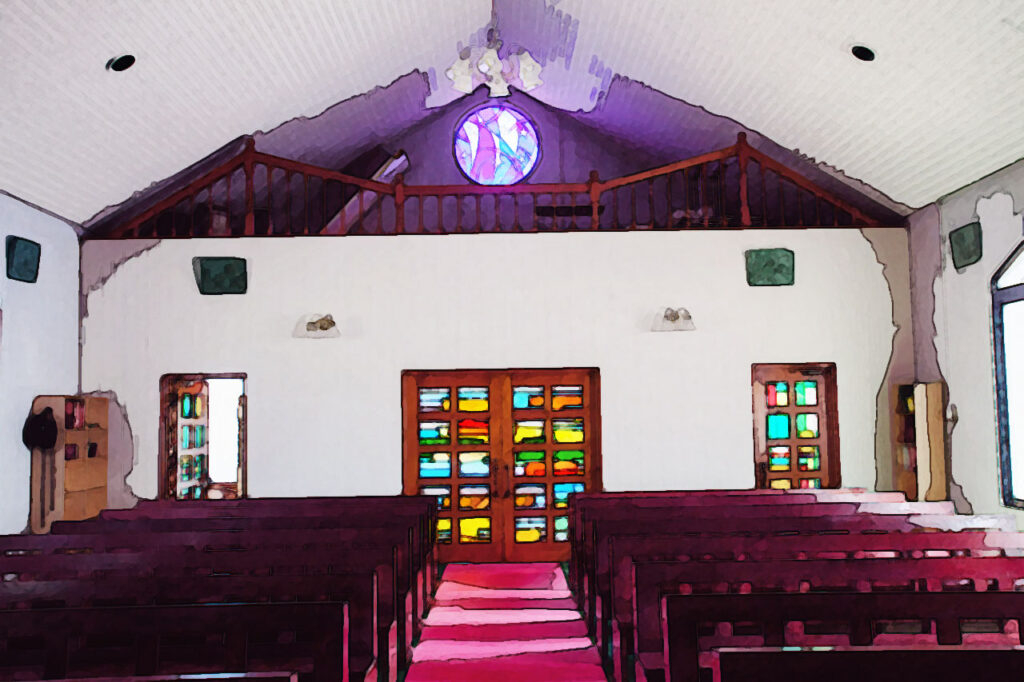 Omizu Church in Naka dori island,Nagasaki,Japan