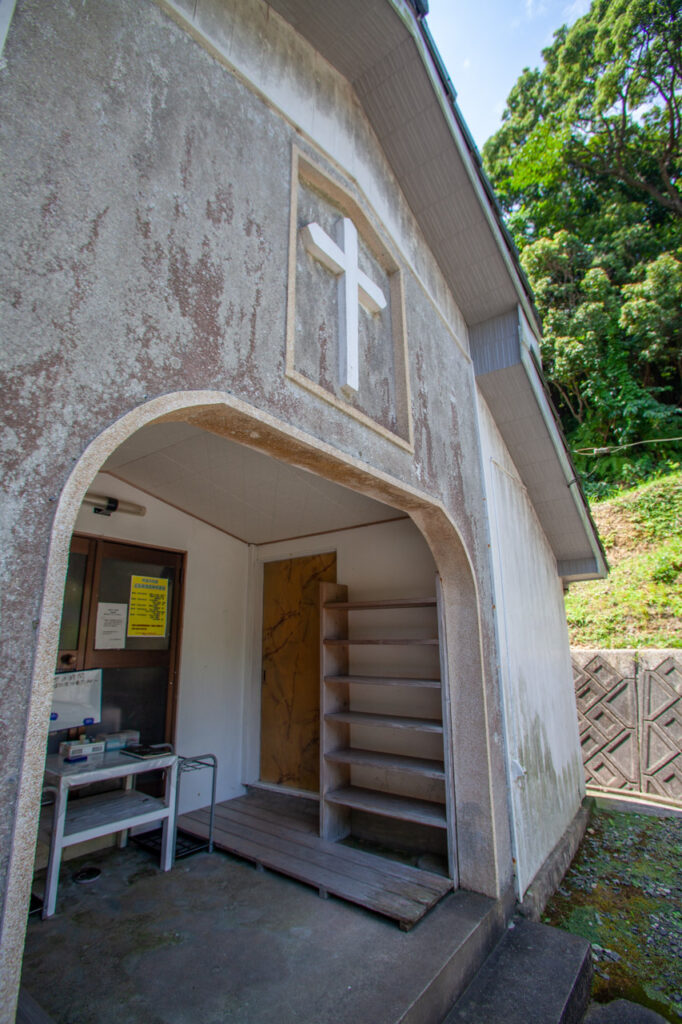 Wakamatsu oura catholic Church in Naka dori island,Nagasaki,Japan