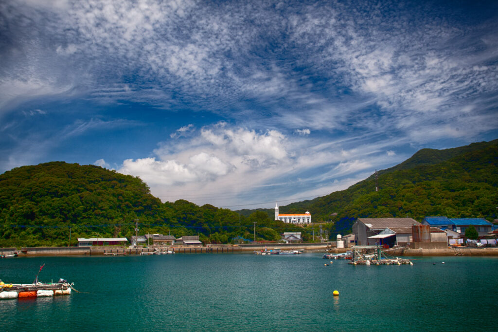 Kiri catholic Church in Naka dori island,Nagasaki,Japan