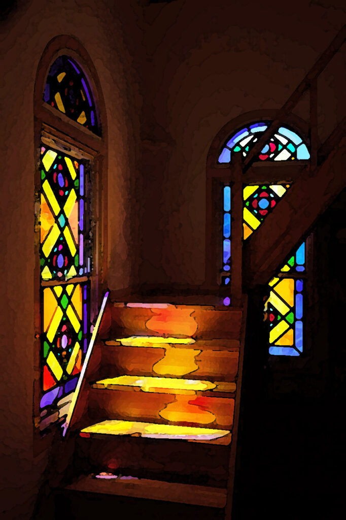 Fukumi catholic Church in Naka dori island,Nagasaki,Japan