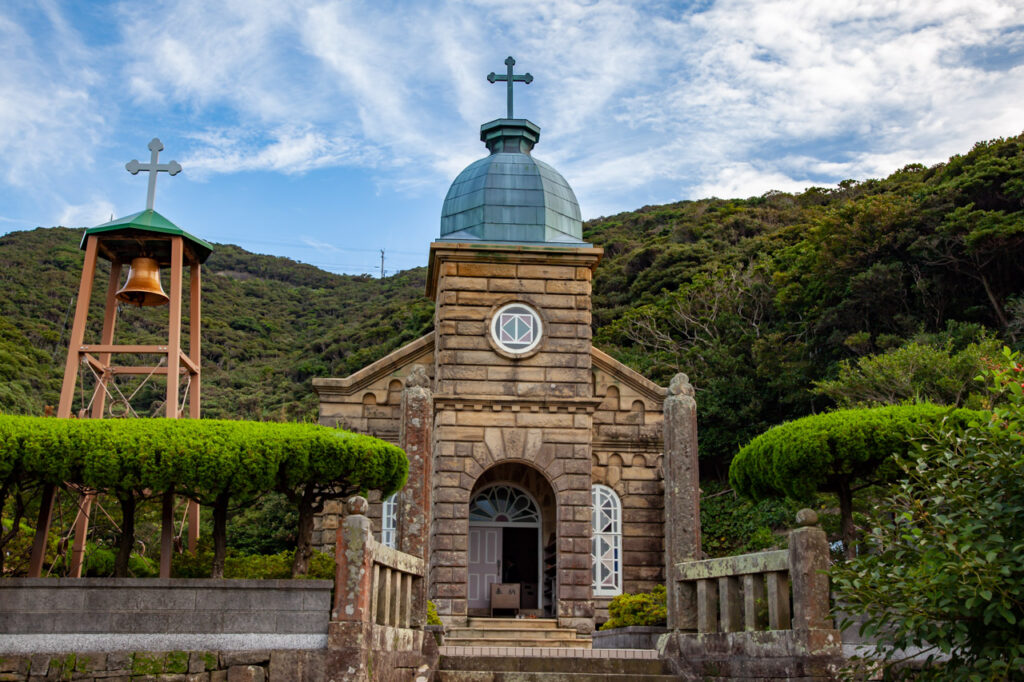 Kashiragashima tenshudo in Naka dori island,Nagasaki,Japan