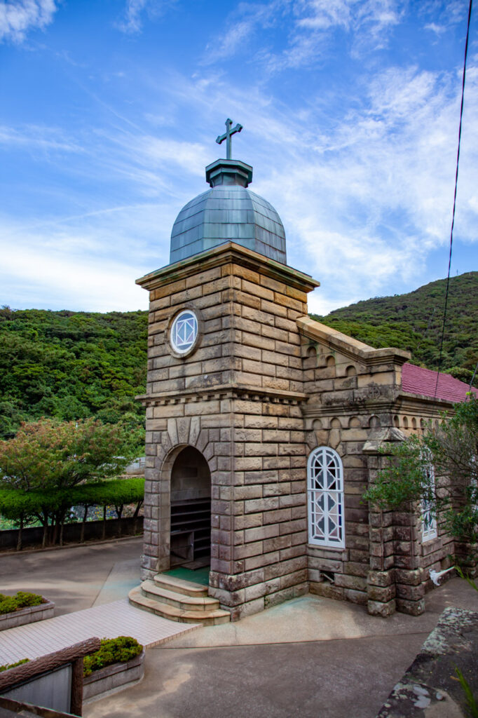 Kashiragashima tenshudo in Naka dori island,Nagasaki,Japan