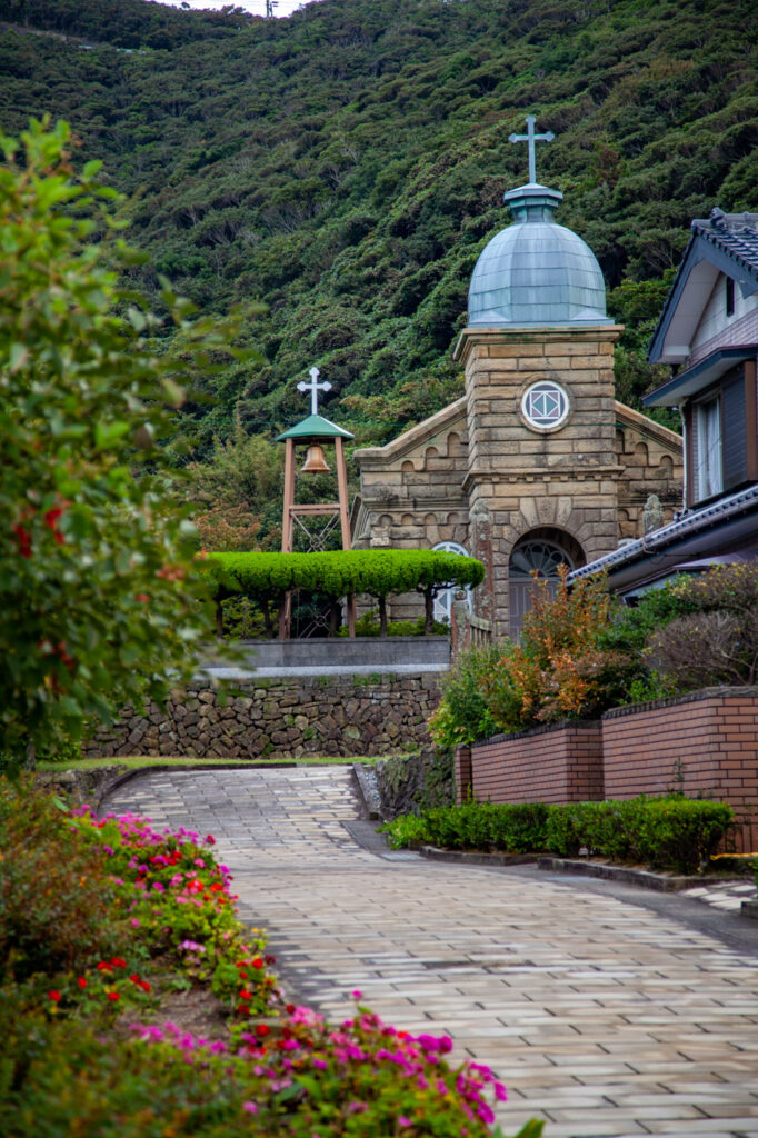 Kashiragashima tenshudo in Naka dori island,Nagasaki,Japan