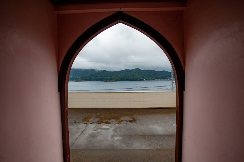 Hiyamizu Catholic Church in Naka dori island,Nagasaki,Japan