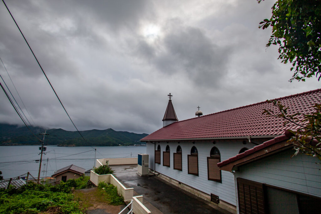 Hiyamizu Catholic Church in Naka dori island,Nagasaki,Japan