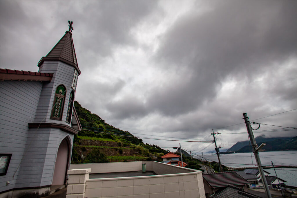 Hiyamizu Catholic Church in Naka dori island,Nagasaki,Japan