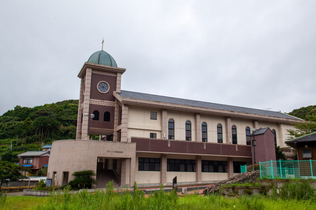 Aokata Church in Naka dori island,Nagasaki,Japan