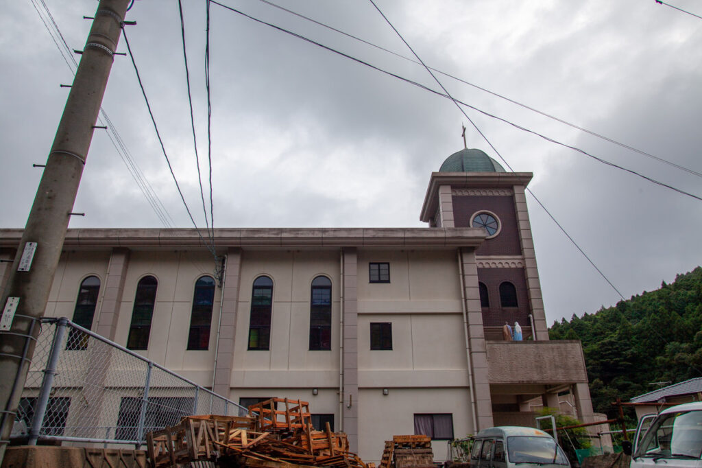 Aokata Church in Naka dori island,Nagasaki,Japan