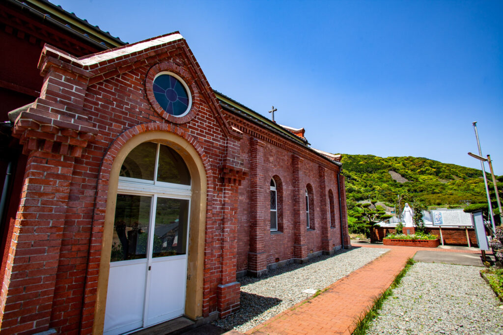 Fukumi catholic Church in Naka dori island,Nagasaki,Japan