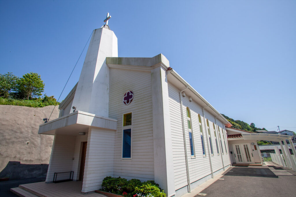 Matenoura catholic Church in Naka dori island,Nagasaki,Japan