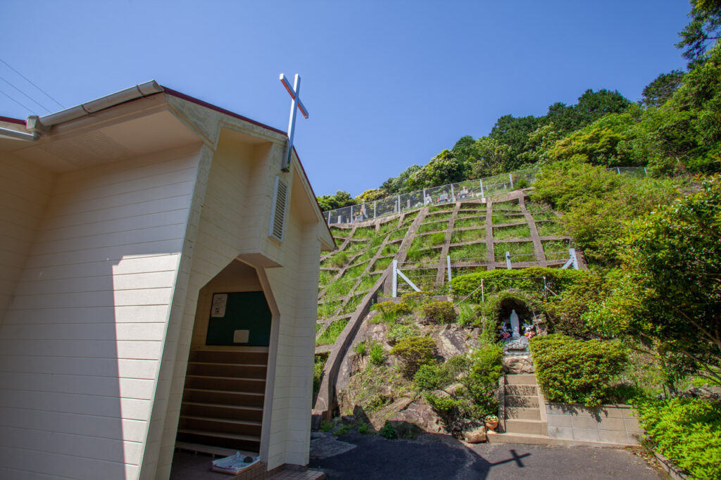 Inoura catholic Church in Naka dori island,Nagasaki,Japan