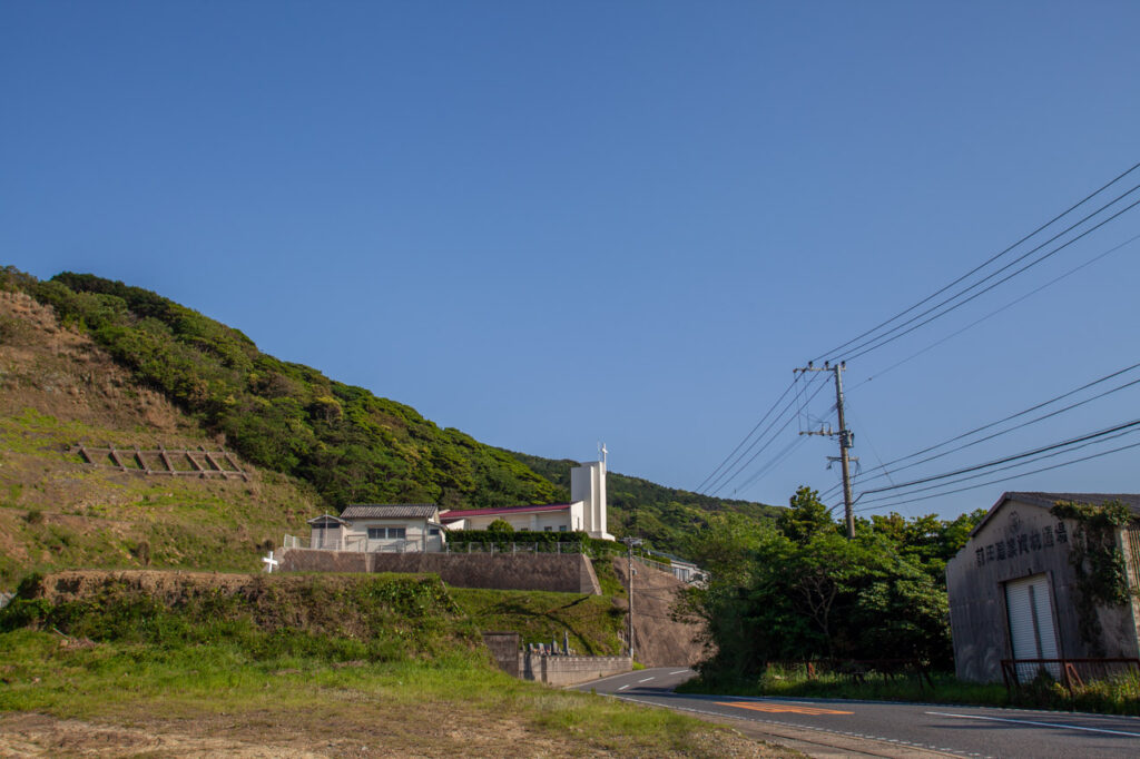 Atotsugi catholic Church in Naka dori island,Nagasaki,Japan