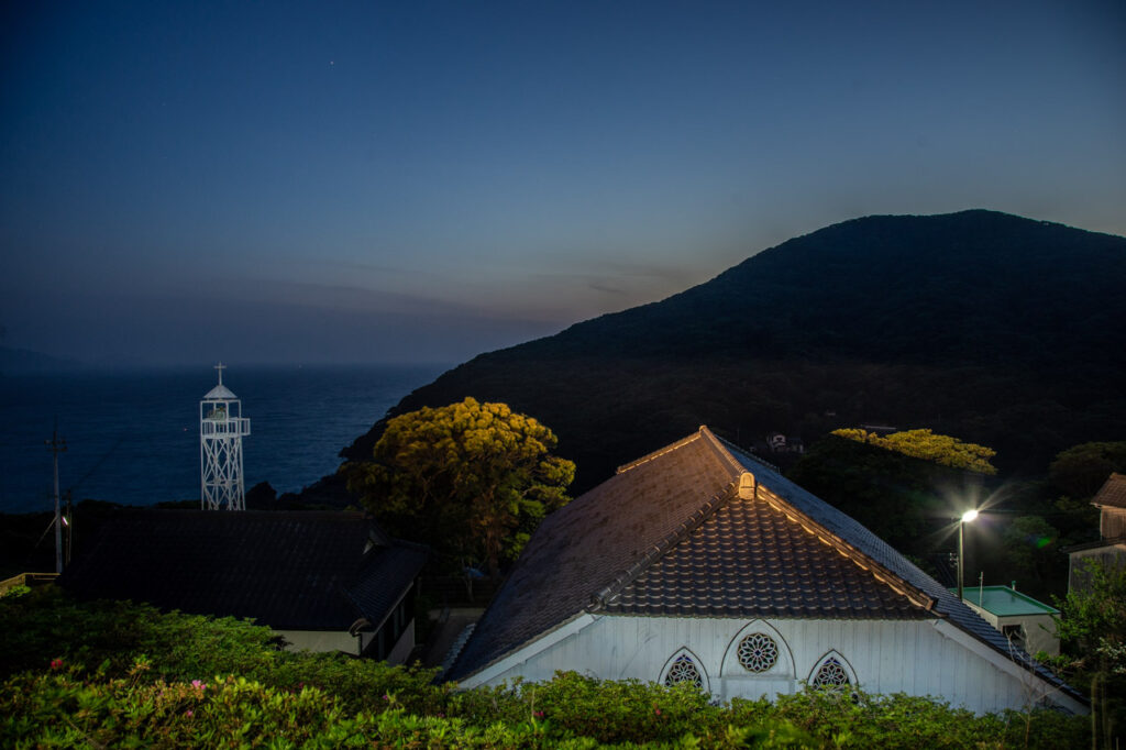 Ebukuro Church in Naka dori island,Nagasaki,Japan