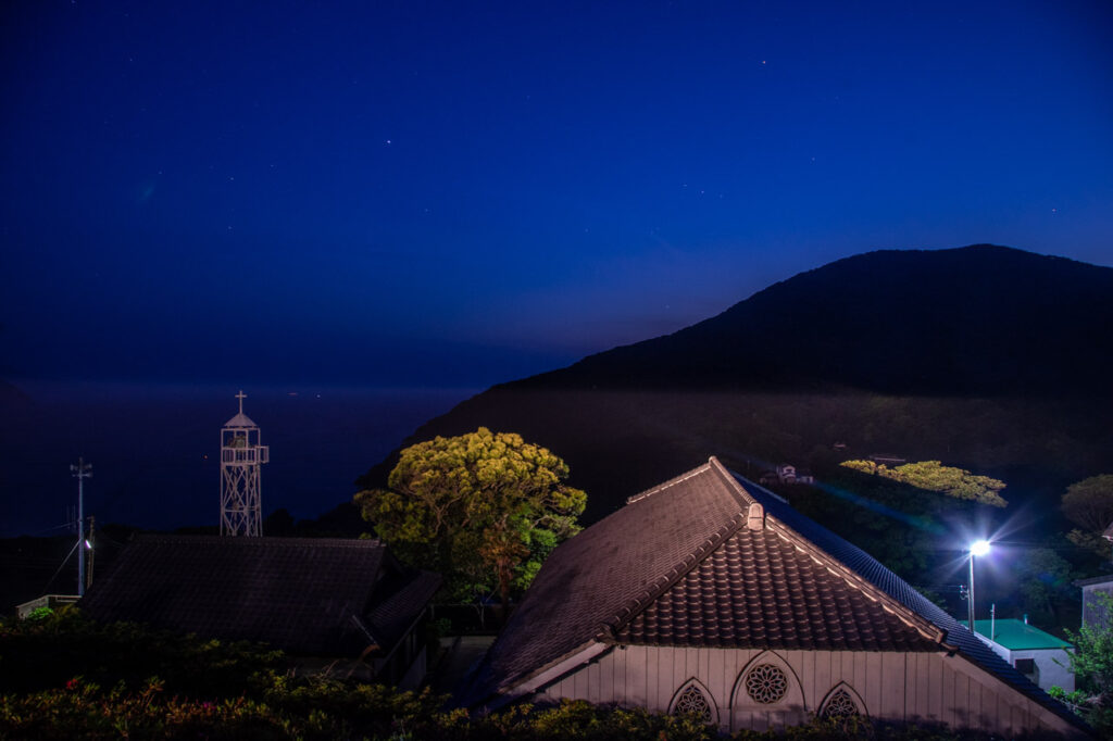 Ebukuro Church in Naka dori island,Nagasaki,Japan