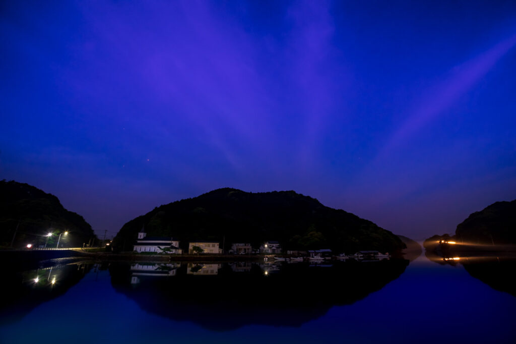 Nakanoura catholic Church in Naka dori island,Nagasaki,Japan