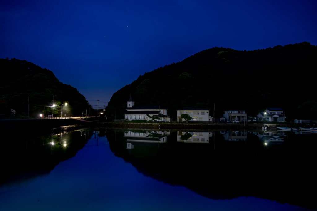 Nakanoura catholic Church in Naka dori island,Nagasaki,Japan