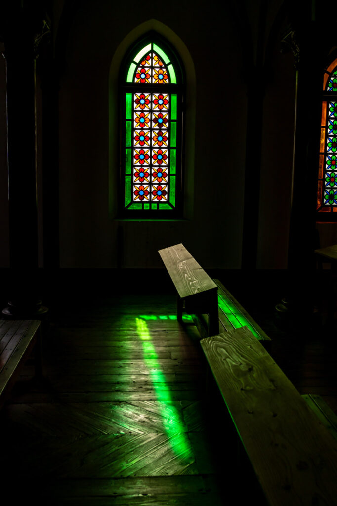 Former Nokubi church in Nozaki island,Odika town,nagasaki,japan