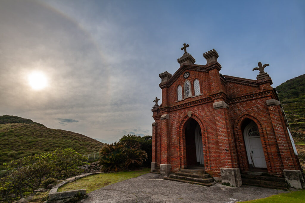 Former Nokubi church in Nozaki island,Odika town,nagasaki,japan