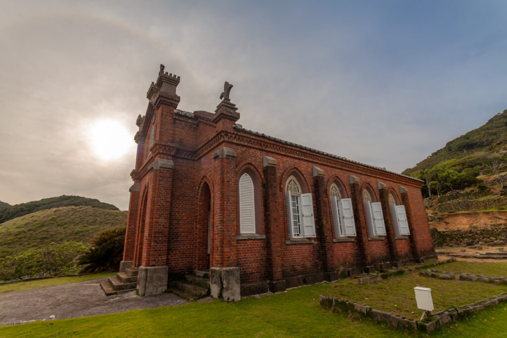 Former Nokubi church in Nozaki island,Odika town,nagasaki,japan