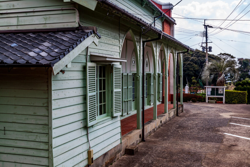 Hoki church in Hirado island,Nagasaki,Japan