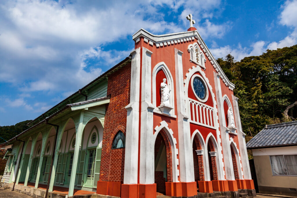 Hoki church in Hirado island,Nagasaki,Japan