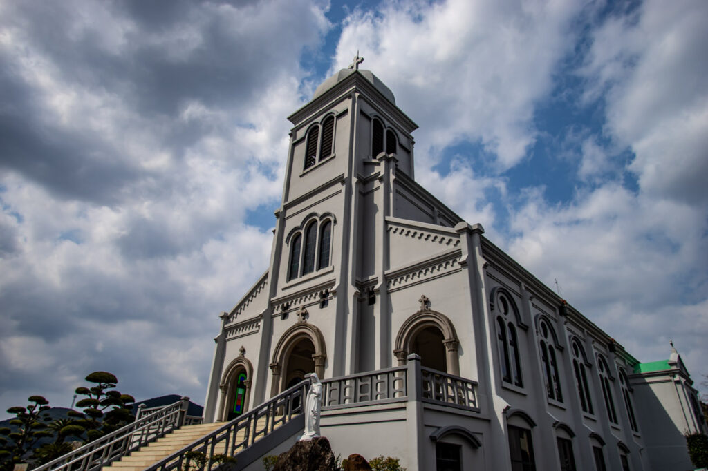 Himosashi church,Hirado island,Nagasakai,japan