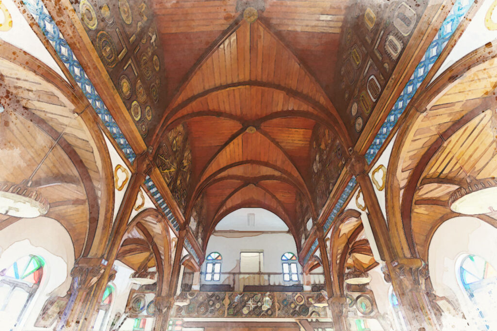 Yamada church,Ikituki island,Nagasaki,Japan