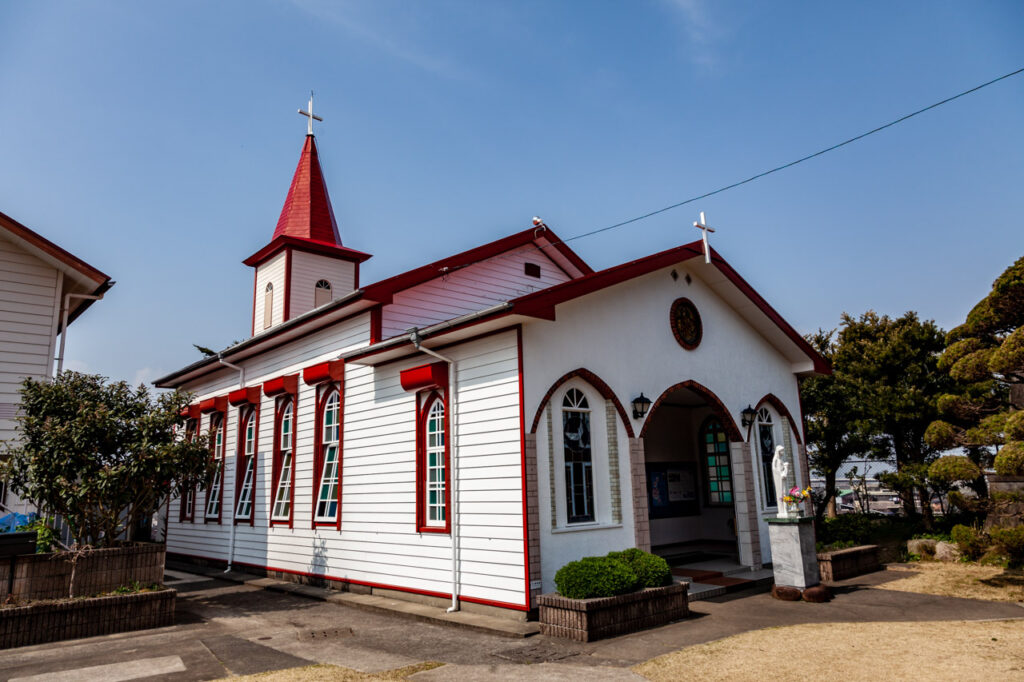 Catholic Aino church in Unzen,Nagasaki,Japan