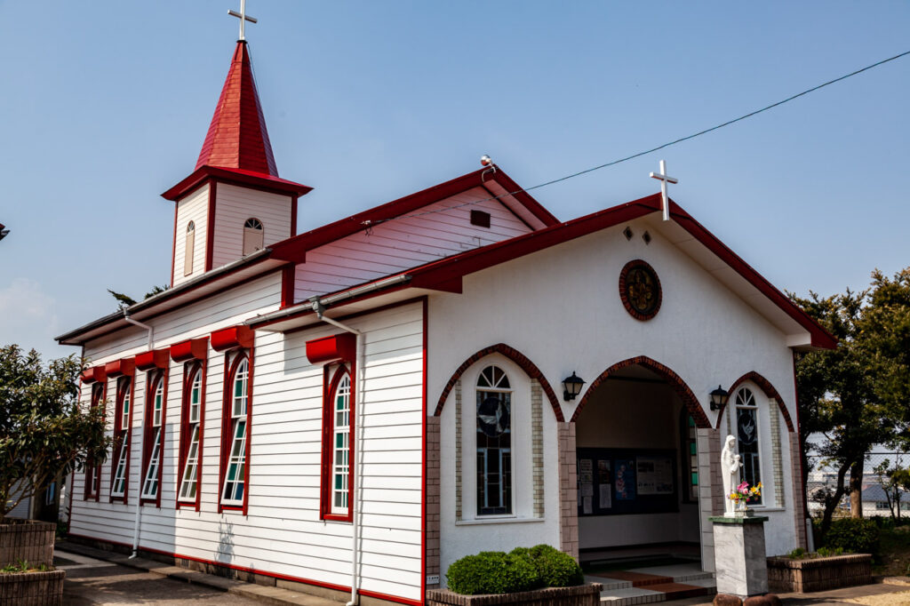 Catholic Aino church in Unzen,Nagasaki,Japan