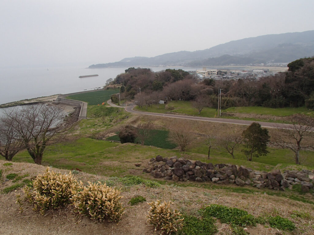 Ruins of Hara Castle in shimabara,Nagasaki,Japan