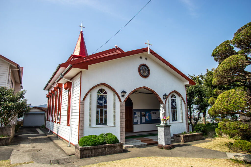 Catholic Aino church in Unzen,Nagasaki,Japan