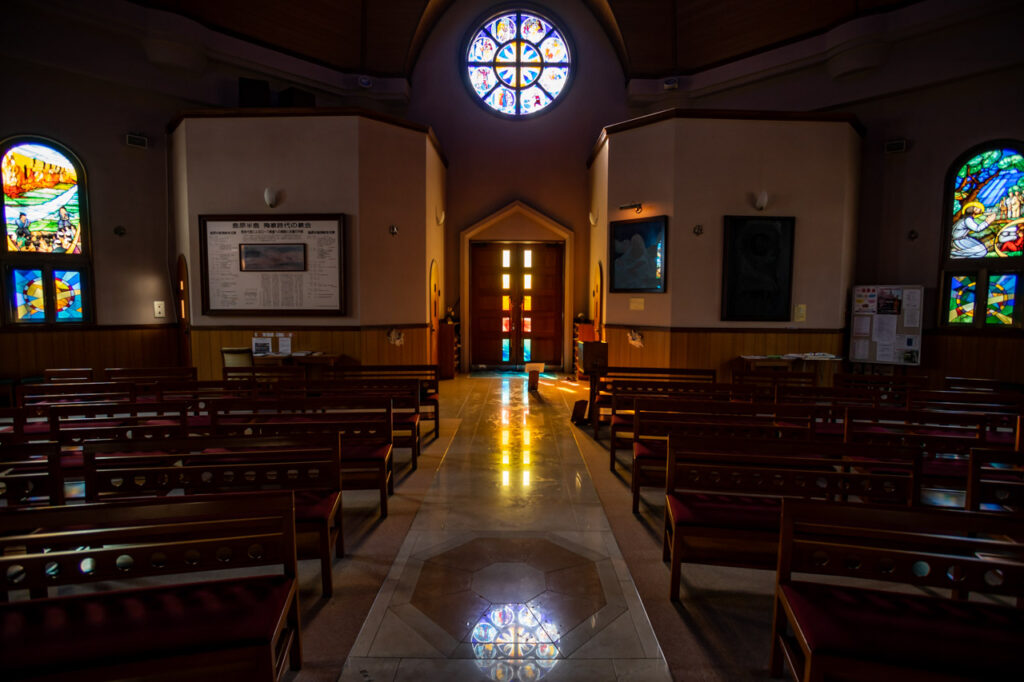 Catholic Church of Shimabara　 in Shimabara,Nagasaki,Japan