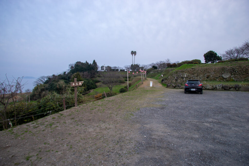 Ruins of Hara Castle in shimabara,Nagasaki,Japan