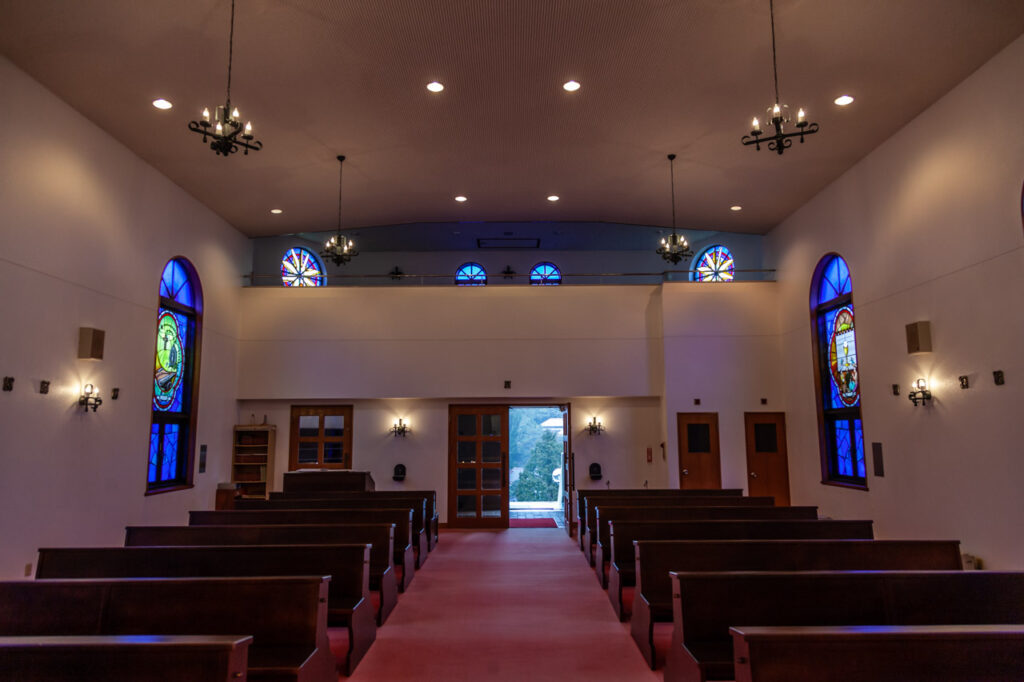 Catholic Unzen church in Unzen,Nagasaki,Japan