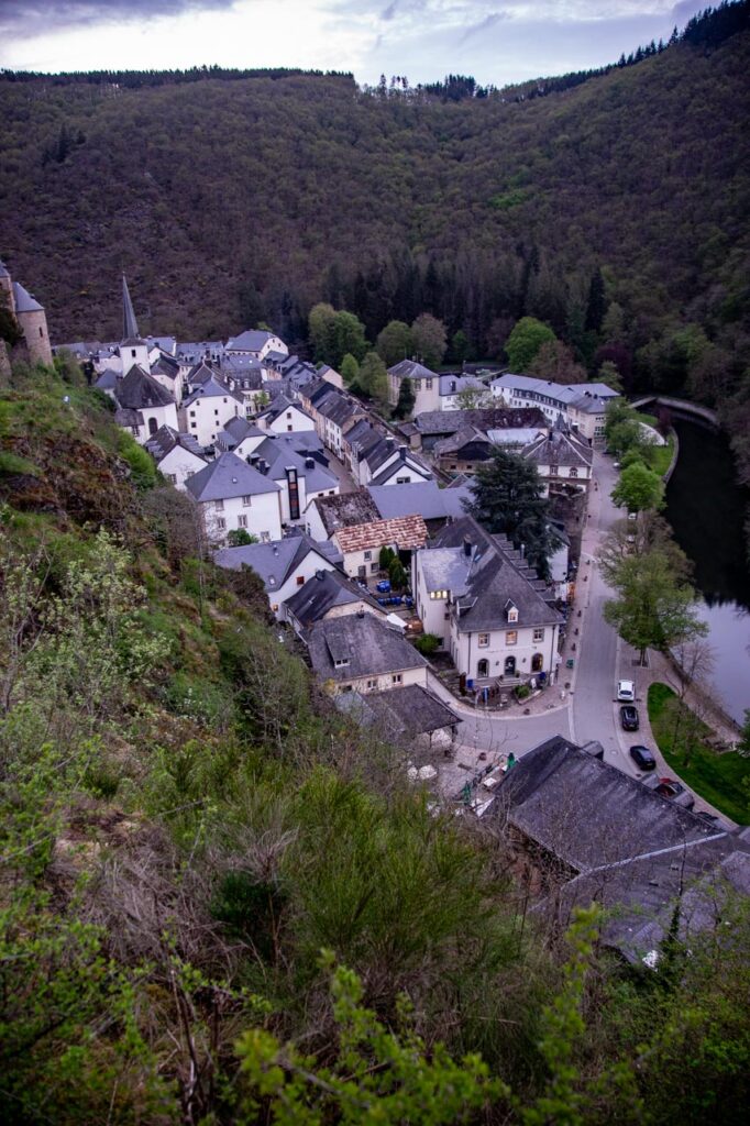 Esch-sur-Sure is a village in the mountains northwest of Luxembourg City, nestled between rivers.