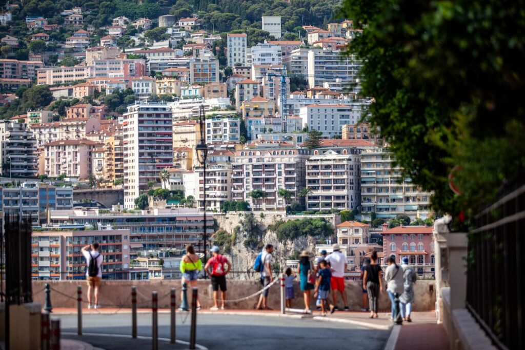 Monaco, a resort area famous for the F1 Grand Prix