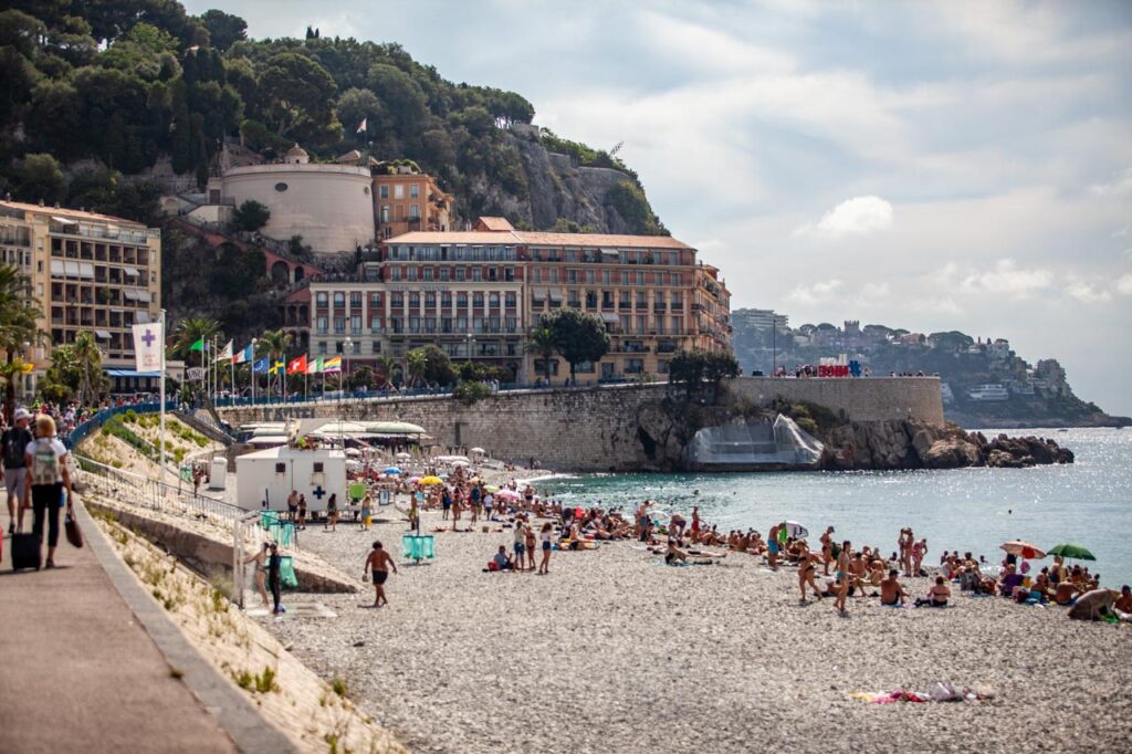 Nice, a major resort city on the Côte d'Azur