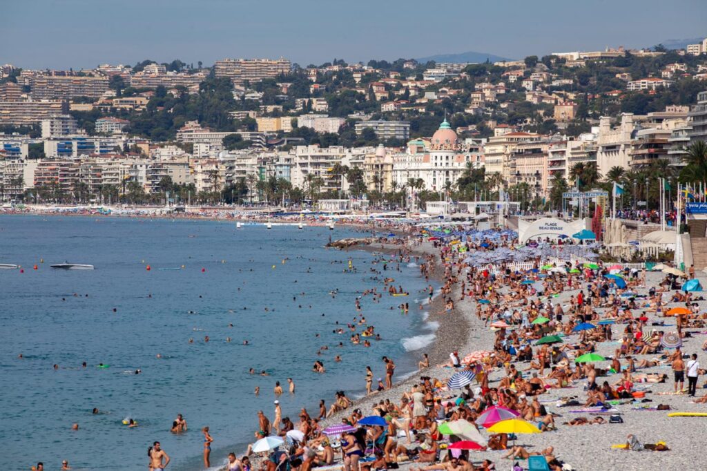 Nice, a major resort city on the Côte d'Azur