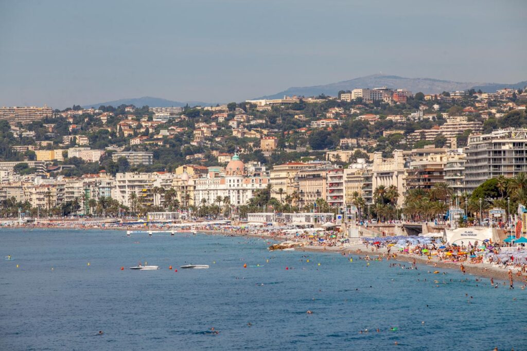 Nice, a major resort city on the Côte d'Azur