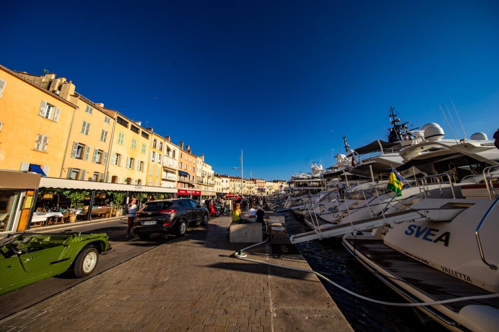 St. Tropez, a resort on the Côte d'Azur in southern France