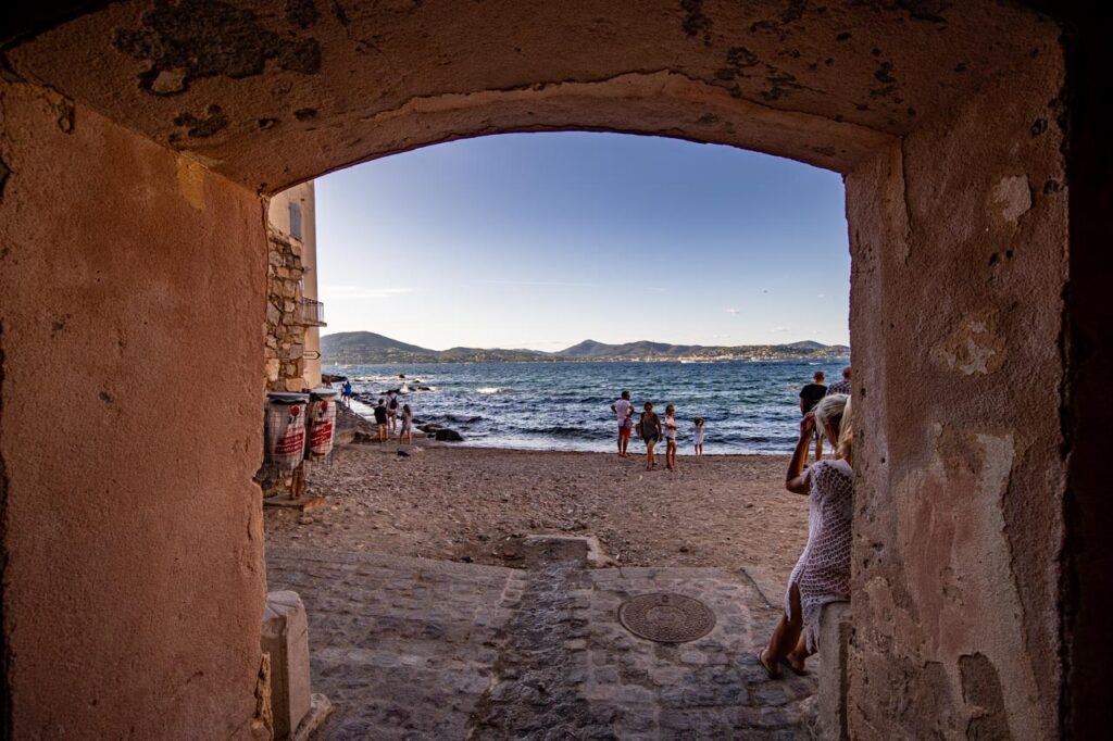 St. Tropez, a resort on the Côte d'Azur in southern France