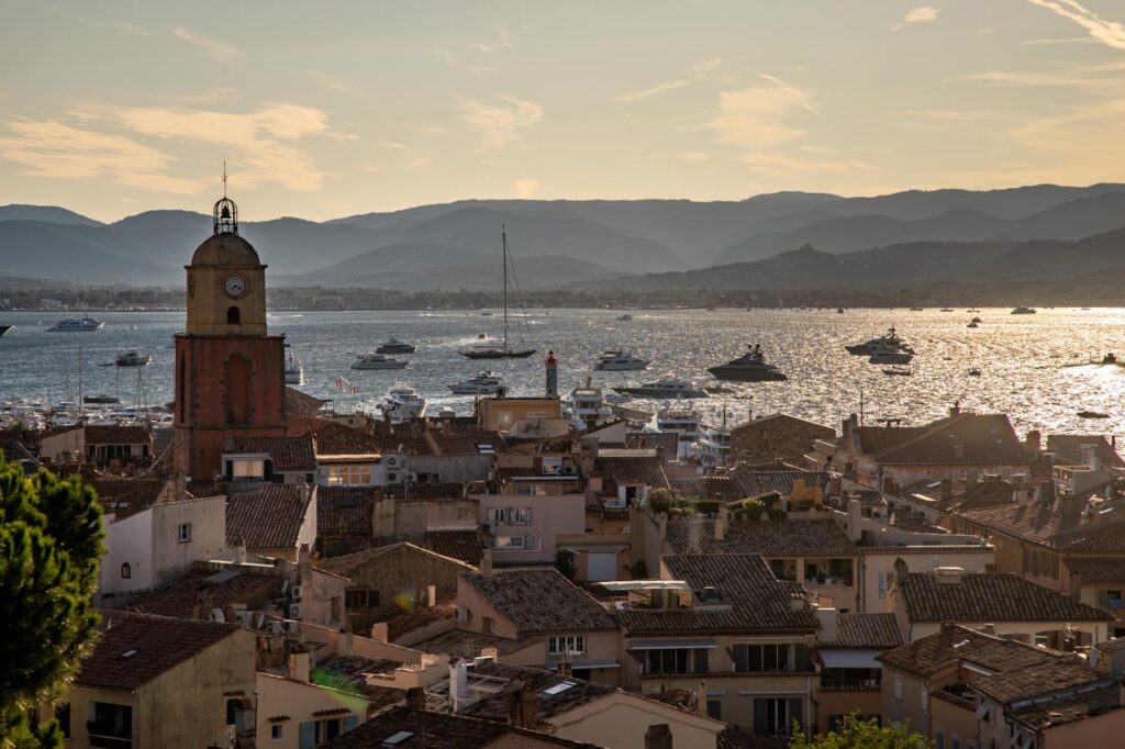 St. Tropez, a resort on the Côte d'Azur in southern France