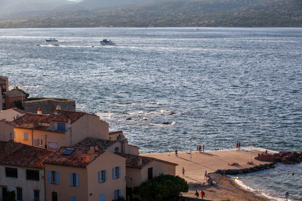 St. Tropez, a resort on the Côte d'Azur in southern France